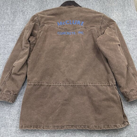 VTG Carhartt C52 CHT Duck Canvas Blanket Lined Chore Barn Coat Jacket XL TALL - Picture 7 of 13